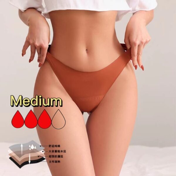 Wholesale Womens Sexy Menstruation Underwear Thongs Proof Side Leak Washable Reusable Heavy Flow Period Panties Thong