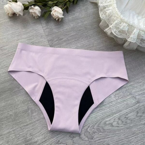 Seamless Panty Strip Teen Girl Reusable Heavy Flow Menstrual 4 Layer Women's Night Period Pants Underwear