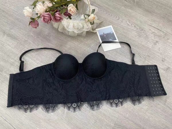 Vintage Lace Graphic Tops Women Crop Female Trendy Wholesale Sexy Bra Supplier Womens Corset Top panty bra - Image 2