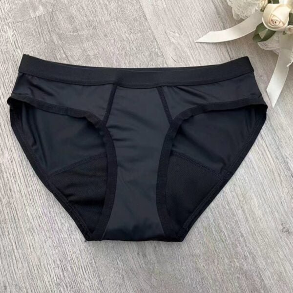 Wholesale 4 Layers Fabric underwear midd Waist Functional LeakProof Menstrual Underwear Women Underpants Period Panties