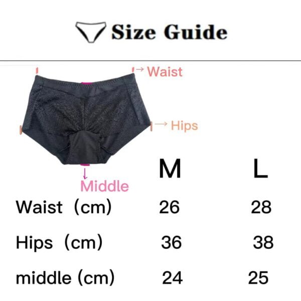 High Quality Reusable Menstrual Pants Custom Low Flow Breathable and Leak-Proof Washable Sexy Cotton Underwear for Periods - Image 6